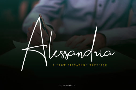 Alessandria: A Script Font for Branding Designs