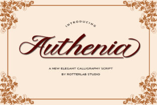 Authenia Script: A Timeless Font for Elegant Design
