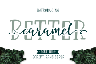 Better Caramel Trio: A Versatile Font Solution for Modern Designers