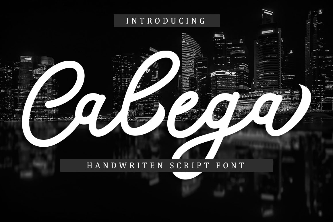 Calega: A Versatile Script Font for Creative Projects