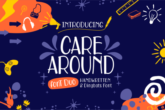 Care Around Font: Playful and Readable