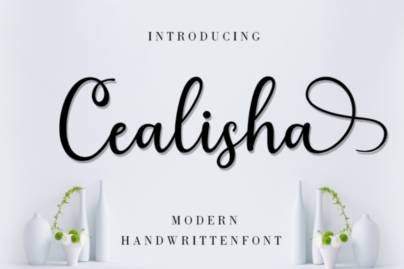 Cealisha: A Modern Handwritten Font