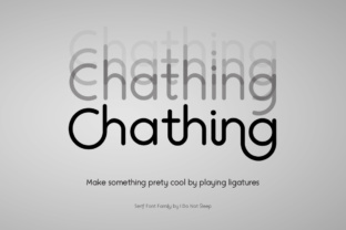 Chathing: A Versatile Geometric Serif for Elegant Design