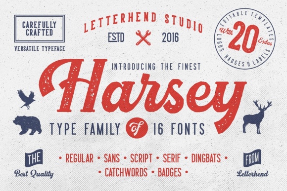 Discover the Power of Harsey: A Versatile Font Collection for Modern Creatives
