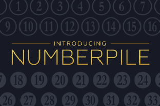 Discover the Quirky Charm of Numberpile: A Decorative Font for Unique Projects