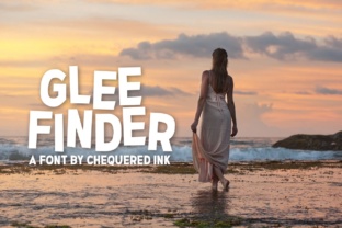 Glee Finder: A Bold Typography Choice