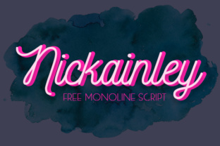 Nickainley: The Perfect Handwritten Script for Modern Design