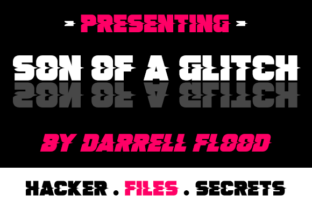 Son of a Glitch: A Bold Font for Tech and Future-Themed Projects