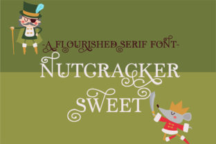 ZP Nutcracker Sweet: A Flourished Font for Creative Expression